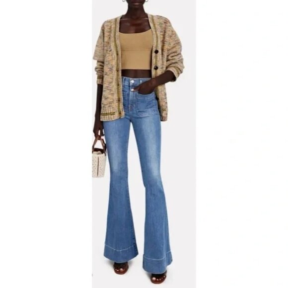 Veronica Beard Sheridan Bell Bottoms Size 25 NWT